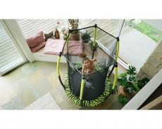 Батут із сіткою Exit Tiggy ø140cm black/green